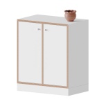 qickly® Schrank, 2 OH, 2 Türen mit Schloss, B/H/T: 70,1x74,3x42,6 cm 